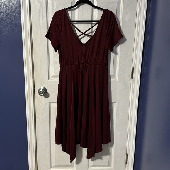 Midi Rib Knit Skater Dress - Picture 3 of 6